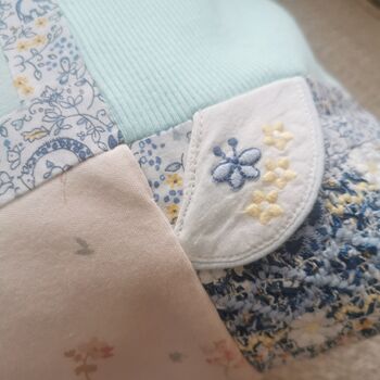 My 1st Year, Memory Pillow Keepsake, Double Sided Baby Clothes Cushion, 10 of 12