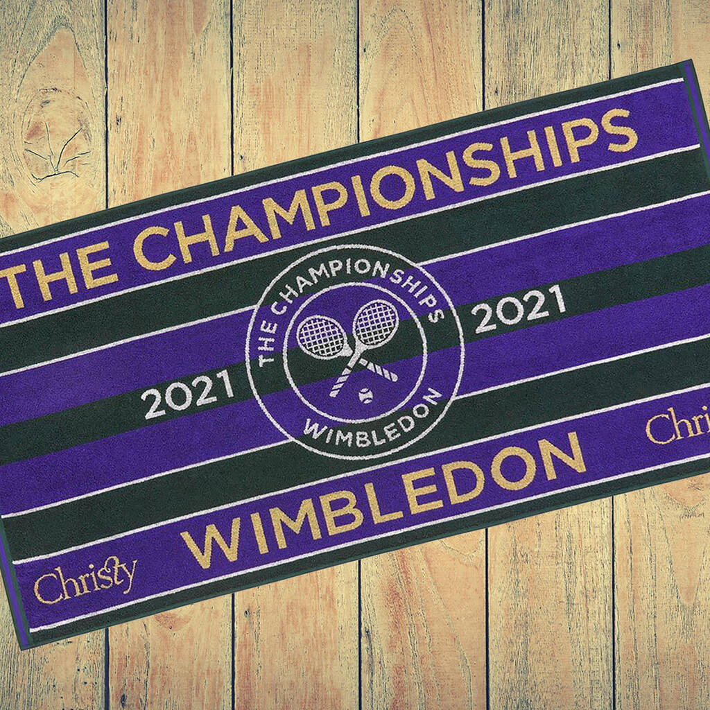 Wimbledon Championship 2021 Tennis Towel By Duncan Stewart