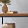 Oxford Wood And Steel Sideboard, thumbnail 3 of 4