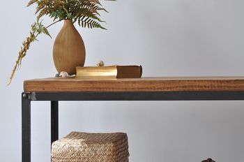 Oxford Wood And Steel Sideboard, 3 of 4