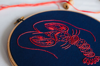 Lobster Embroidery Kit, 2 of 6