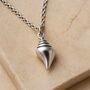 Sterling Silver Conch Shell Pendant Necklace, thumbnail 1 of 9