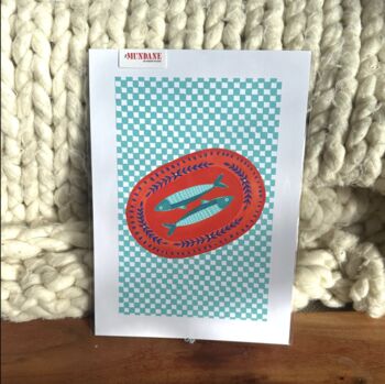 Sardine Fish A4 Art Print, 3 of 6