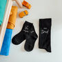 Funny Matching Dad And Kid Socks Set, thumbnail 1 of 7