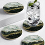 Pack Of Four Ceramic Marble Design Coasters, thumbnail 1 of 4