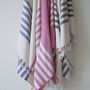 Anniversary Gift Set, Beach Towel And Leather Strap, thumbnail 6 of 9