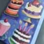 Cakes Birthday Celebration All Occasions Blank Card, thumbnail 2 of 3