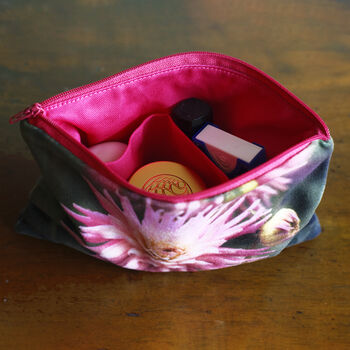 Dahlia Velvet Makeup And Travel Pouch | Great Gift For Mum, 11 of 11