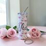 Personalised Thermos Tumbler With Straw, thumbnail 2 of 3