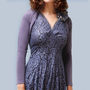Special Occasion Lace Dress In Amythest Flower Lace, thumbnail 5 of 7
