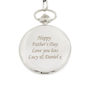 Personalised Pocket Fob Watch, 10 of 12