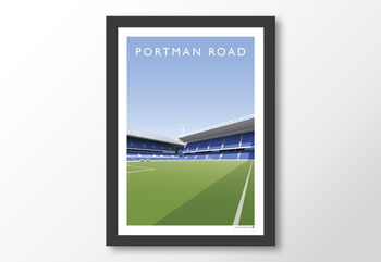 Ipswich Portman Road Sir Bobby Robson Stand Poster, 8 of 8