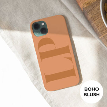 Personalised Boho Initials Phone Case, 5 of 9