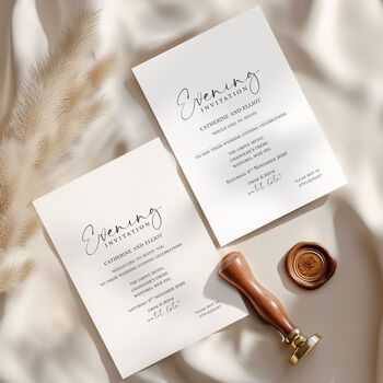 Wonderful Love Wedding Invitations 10 Pack, 3 of 3