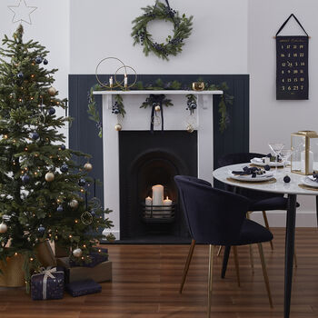 Gold Wire Hanging Christmas Decorations, 3 of 3