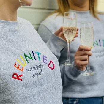 Baby And Child Rainbow Reunited Jumper, 3 of 4
