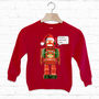 Activate Christmas Mode Kids Christmas Robot Sweatshirt, thumbnail 3 of 5