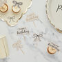 Birthday Bow Food Picks Pack Of 12, thumbnail 3 of 4