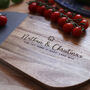 Personalised First Home Wood And Slate Chopping Board, thumbnail 3 of 5