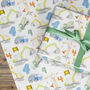 Construction Digger Wrapping Paper With Numbers, thumbnail 8 of 12