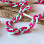 Glasses Chain Magenta And Mint Chunky Acrylic Chain, thumbnail 4 of 7
