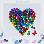 Valentine's Butterfly Heart Card, Not 3D, thumbnail 1 of 12