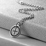 Personalised Silver Saint Benedict Necklace, thumbnail 5 of 7