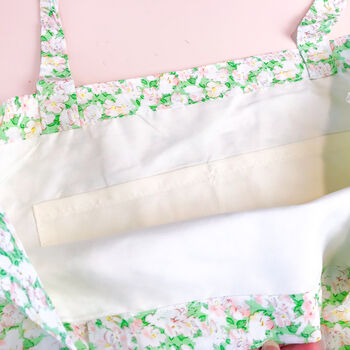 Lightweight Flower Shoulder Tote Bag, 3 of 5