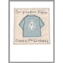 Personalised Football Shirt Birthday Card For Boy, Any Age, thumbnail 11 of 12