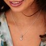 Sterling Silver Heart Charm Necklace, thumbnail 3 of 6