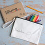 Drawing Challenge Sketchbook With Personalised Pouch, thumbnail 1 of 7
