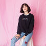 I Just Want Snacks Embroidered Sweatshirt, thumbnail 4 of 11