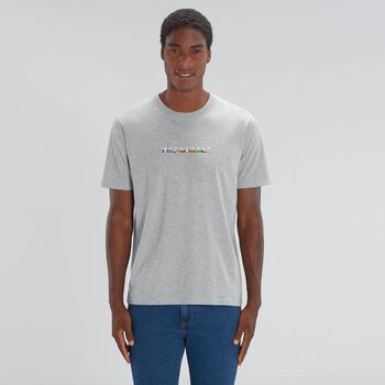 Custom Trip 100% Organic Cotton Men's T Shirt, 7 of 12
