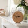Personalised Wooden Clock, thumbnail 1 of 8