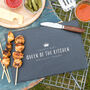 Personalised Queen Of The Kitchen Wooden Chopping Board, thumbnail 8 of 8
