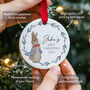 Baby's First Christmas Ornament With Name And Year, thumbnail 3 of 7