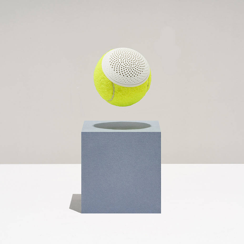 Upcycled London Tennis Ball Bluetooth Speaker 3rd Gen, 1 of 10