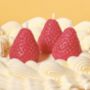 Six Red Strawberry Cake Candles, thumbnail 2 of 2
