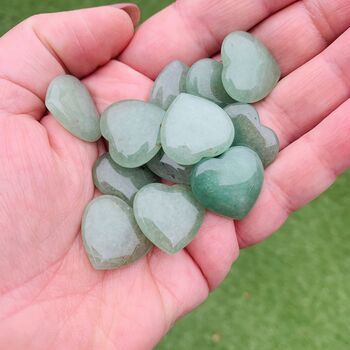 Personalised Running Present With Keepsake Green Aventurine Heart, 3 of 5