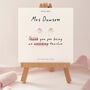 Personalised Thank You Teacher Gift Star Earrings Amazing Teacher, thumbnail 2 of 6