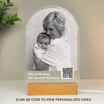 Anniversary Gift Our Special Memories Video Sign, 5 of 11