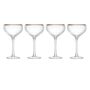 Set Of Four Coupe Glasses, thumbnail 2 of 5