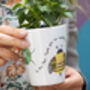 Personalised 'Jewel Bugs' Teacher Plant Pot, thumbnail 3 of 4