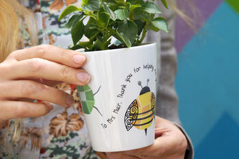 Personalised 'Jewel Bugs' Teacher Plant Pot, 3 of 4