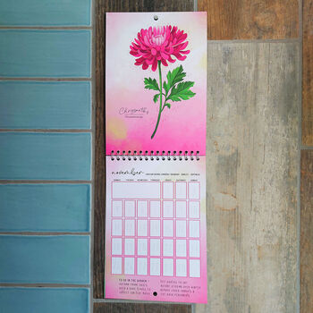 2024 Flower Wall Calendar, 5 of 6