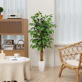 Large Artificial Faux Plant Fake Plastic Tree, 6 of 10