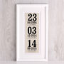 Our Story Date Print, thumbnail 1 of 6