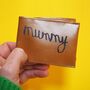 Mum's Leather Cardholder With Personalised Handwriting, thumbnail 3 of 7