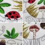Round And Round The Woodland Hand Embroidery Kit, thumbnail 5 of 6