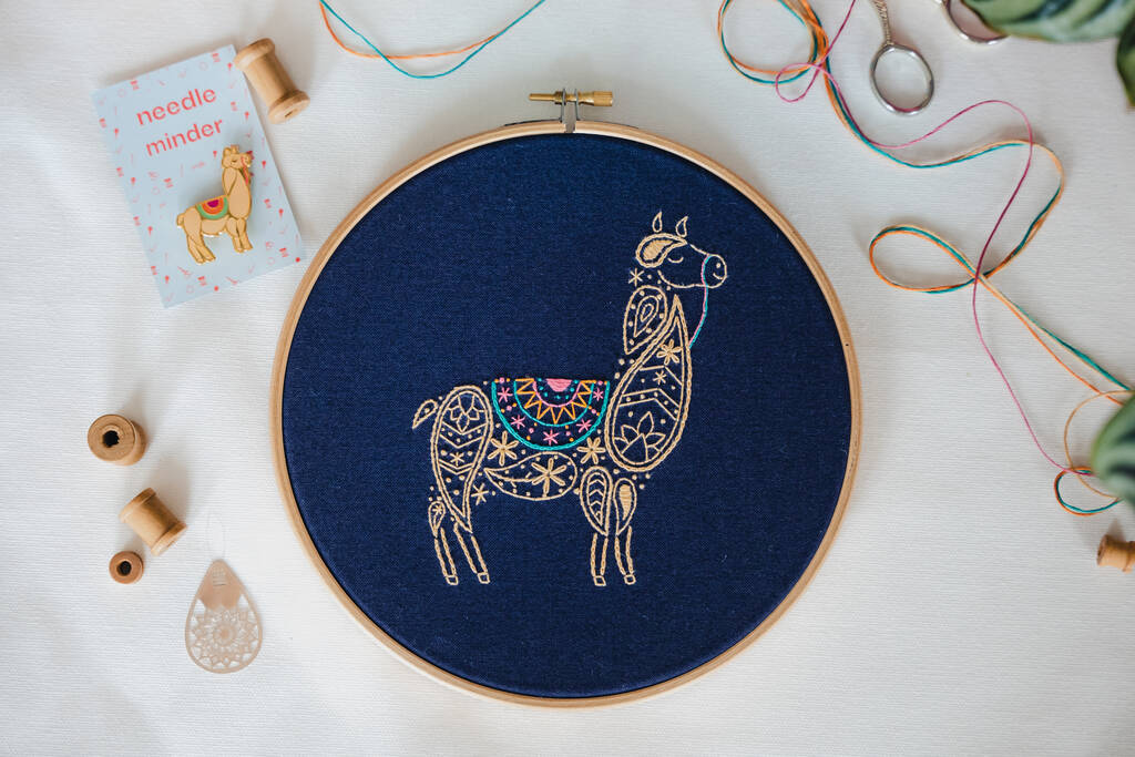 Llama Embroidery Kit, 1 of 6